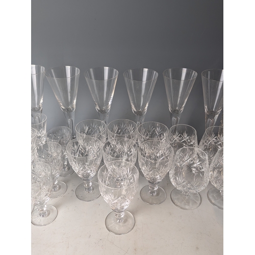 236 - Quantity of cut glass including Dartington and Waterford