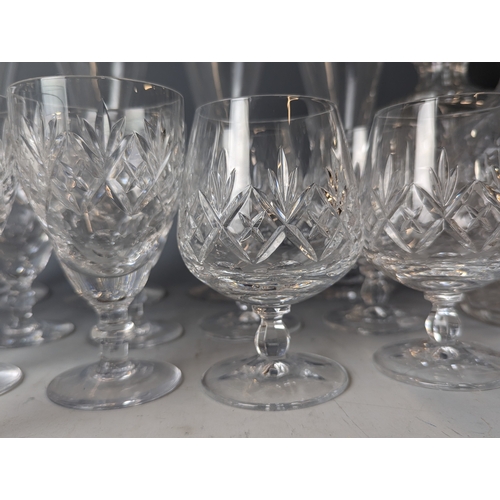 236 - Quantity of cut glass including Dartington and Waterford