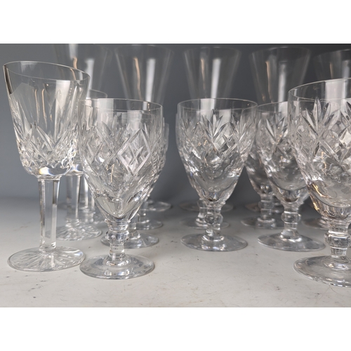 236 - Quantity of cut glass including Dartington and Waterford