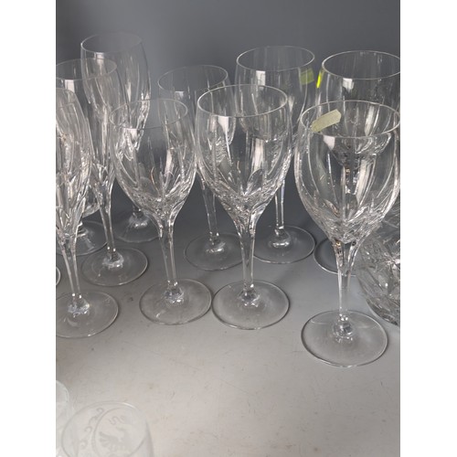 238 - Cut Glassware including Edinburgh international wine glasses.