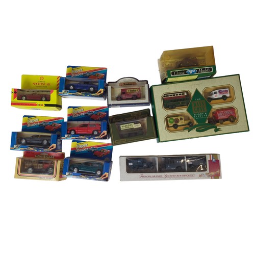 605 - Mixed lot of diecast vehicles Inc The Esso car transporter & Road tanker, Corgi Eddie Stobart lo... 