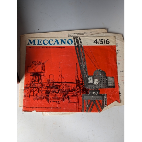 606 - Meccano set in original box