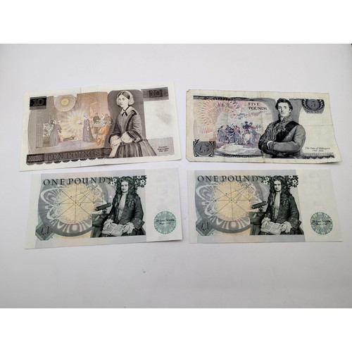 136 - £17 of 20th century Bank of England banknotes, including £10, £5 and two £1