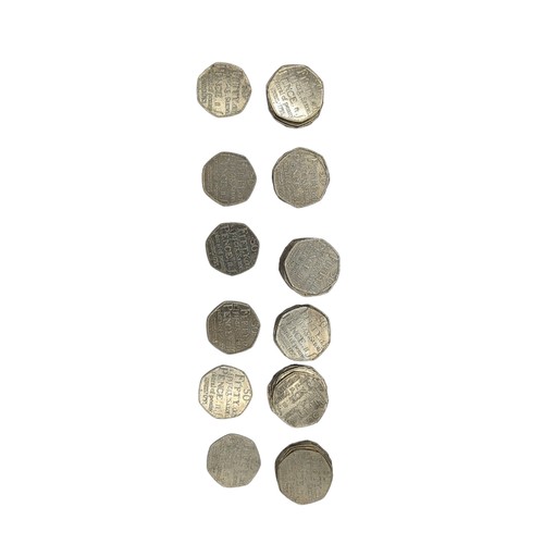 141 - £31 face value of 2005 Samuel Johnson 50p coins
