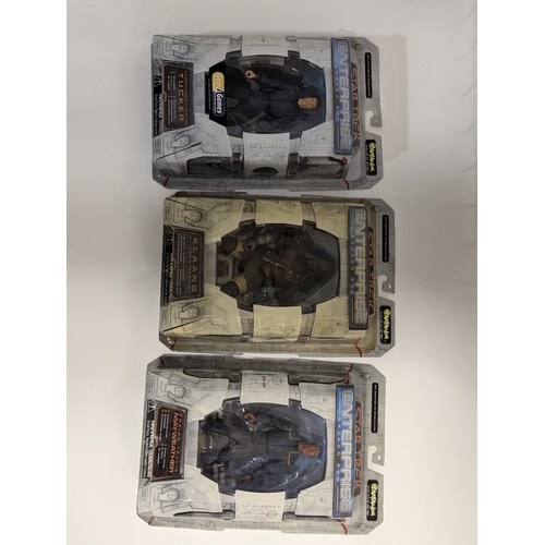 623 - Star trek figures. Including art asylum figures, 