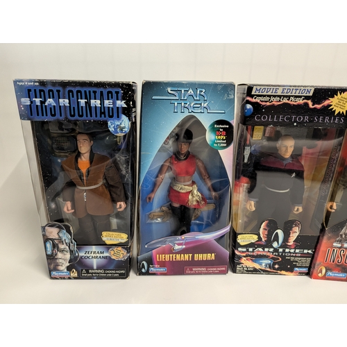 624 - Star Trek collectors figures, 18 in total, 