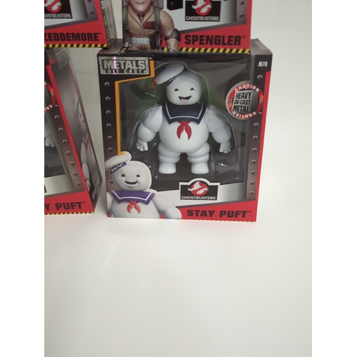 626 - Metals Die cast figures Ghostbusters 6 in total including 