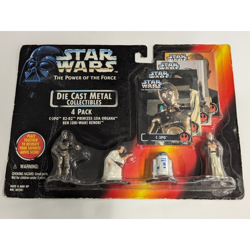 628 - Star Wars figures inc. The Force Awakens, The Power of the Force, Unleashed, including Darth Vader c... 