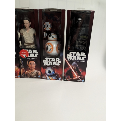 628 - Star Wars figures inc. The Force Awakens, The Power of the Force, Unleashed, including Darth Vader c... 