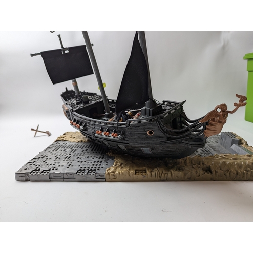 634 - Pirates of the Caribbean Lego including the Black Pearl, The Flying Dutchman etc