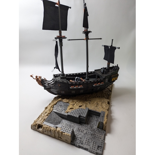 634 - Pirates of the Caribbean Lego including the Black Pearl, The Flying Dutchman etc