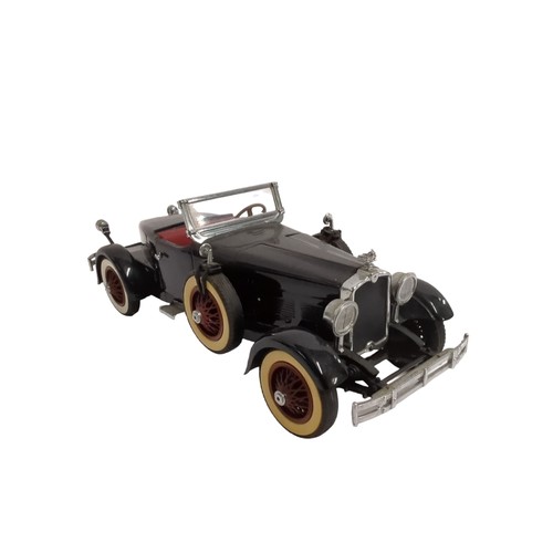 653 - Franklin Mint diecast collectible vehicles x 4 Inc The 1932 cadallac V-16 sport Phaeton1927 stu... 