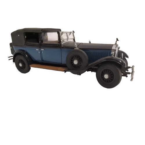 655 - 4 x Franklin Mint diecast collectible vehicles:1929 Rolls Royce Phantom1924 Mercedes Model 