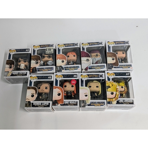 664 - 9 Harry Potter Pop! figures