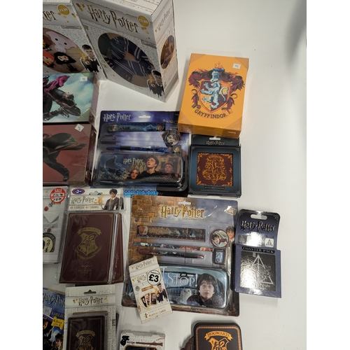 665 - Harry Potter collectables including top trumps. Sew your own. Knit your own  Tin gift set. Play... 