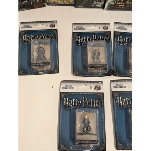 672 - Harry Potter sticker kits/colouring kits inc. Lord Voldemort's Wand, Time Turner, Hogwart's Castle s... 