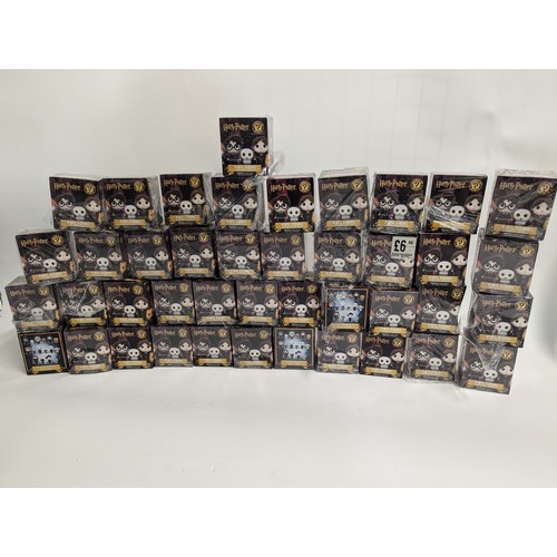 686 - Harry Potter vinyl figures. Series 1 (purple background). 42 various figures inc. Harry Potter, Herm... 