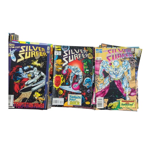 19 - Large collection of Silver Surfer comics from 1975 to 1998. Inc. Super Hero Ep starring Silver Surfe... 