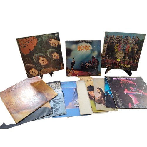 21 - 11 LPs inc. Beatles, Tracey Chapman, Johnny Cash.