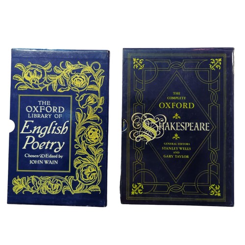 33 - 3 volumes of The Oxford Library of English Poetry - edited by John Wain3 volumes of The Complete Oxf... 