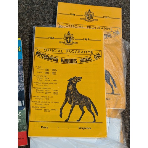37 - Selection of various Wolverhampton Wanderers football programmes (home and away) from across the yea... 