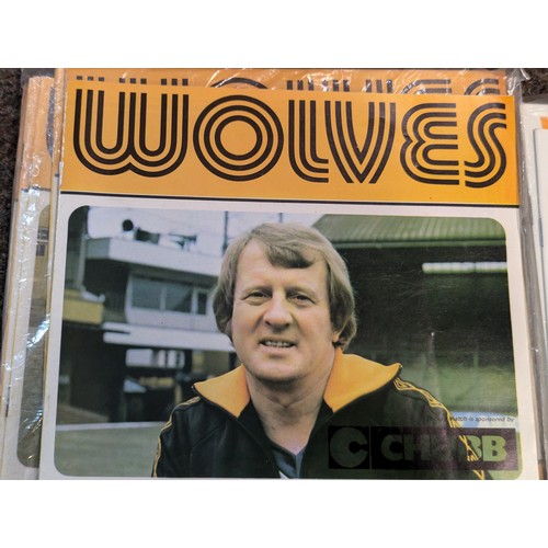 37 - Selection of various Wolverhampton Wanderers football programmes (home and away) from across the yea... 