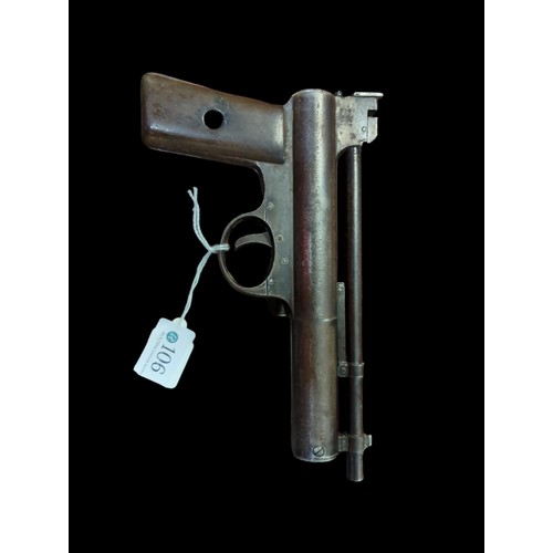 106 - 1925 Webley & Scott Ltd. mark I .177 cal air pistol, no. 39951