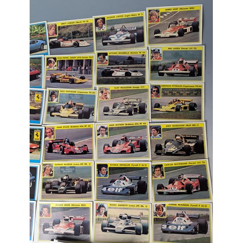 37C - Full set of Super Auto stickers, made by Panini circa 1977, complete loose set of 200 stickers