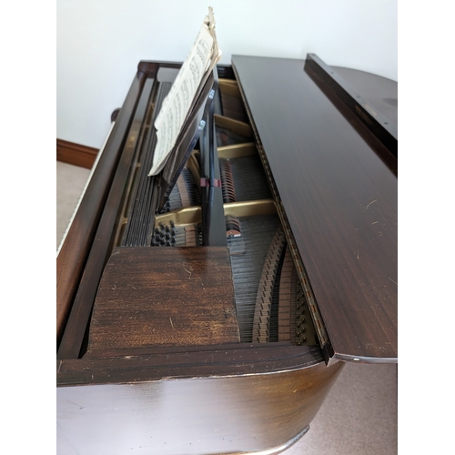 506 - A Spencer baby grand piano.This item is not on-site, and not available for viewing.Sold due to house... 