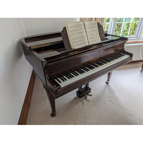 506 - A Spencer baby grand piano.This item is not on-site, and not available for viewing.Sold due to house... 