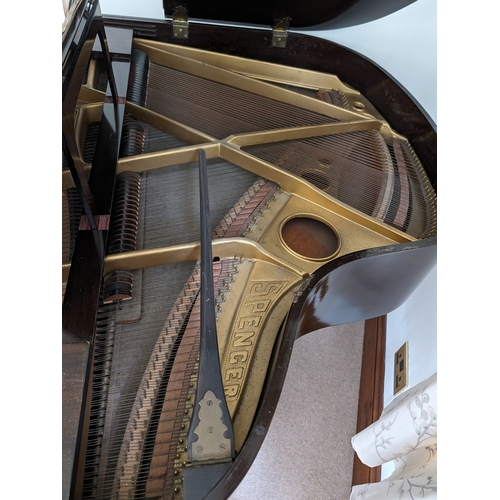 506 - A Spencer baby grand piano.This item is not on-site, and not available for viewing.Sold due to house... 