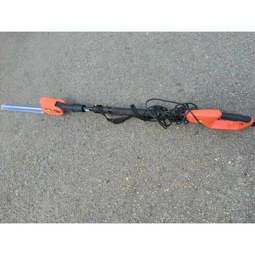 178 - Unbranded petrol strimmer, with harness.