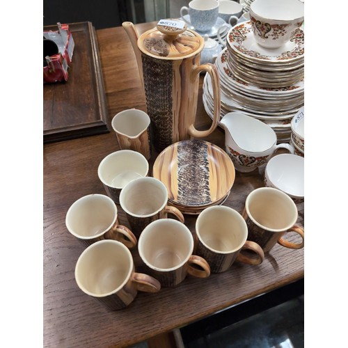 870 - Price Kensington coffee set for 6