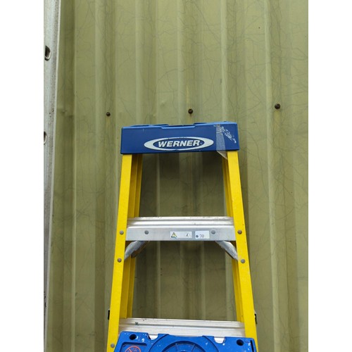 70 - 2 Werner step ladders a 5 step and 3 step 