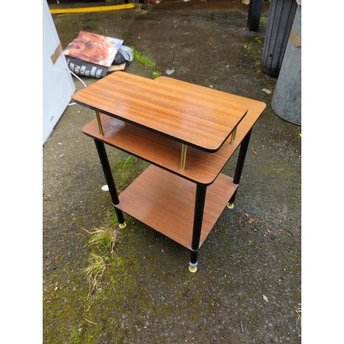 194 - Small G-Plan tola style telephone table. W37cm D38cm H56cm