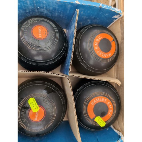 171B - 4x Clubmaster size 4 lawn bowls