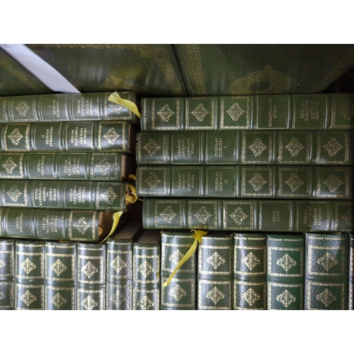 1361 - Thirty-four volumes of Charles Dickens 'The Complete Works' published by Heron