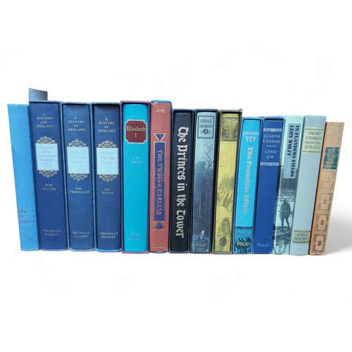 1364 - Fourteen Folio Society volumes, mostly in slip cases, inc. In Flanders Fields by Leon Wolff, Ghost S... 