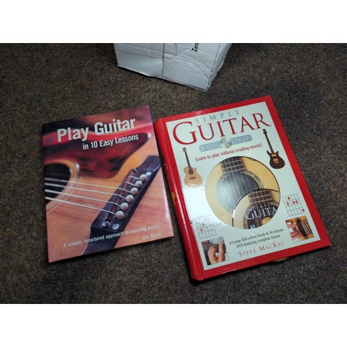 1346 - Guitar teaching books in box