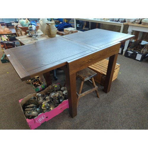 1289 - Modern extending table, extended L150 x D74 x H79cm