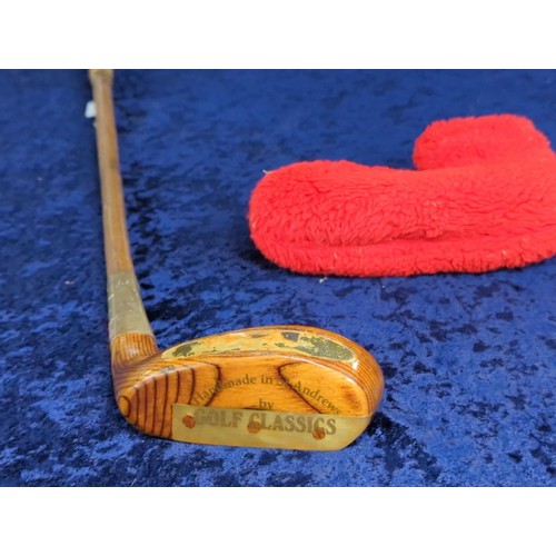 1310 - 'The Duke' hickory golf club, hand made in St.Andrews by The Gold Classics