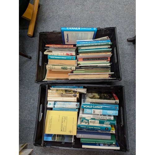 1355 - Two crates of books; mostly history, local interest and archaeology. Crates not included