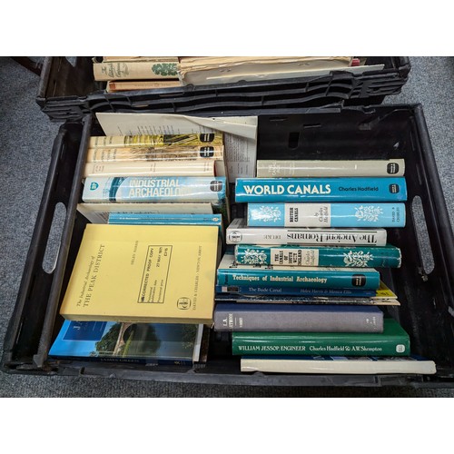 1355 - Two crates of books; mostly history, local interest and archaeology. Crates not included