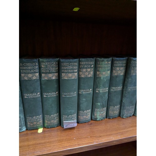 1353 - Twenty-one volumes of The Works of Charles Dickens, Chapman & Hall, 1901