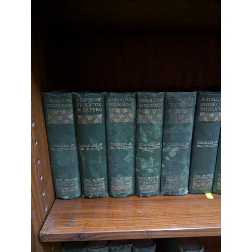 1353 - Twenty-one volumes of The Works of Charles Dickens, Chapman & Hall, 1901