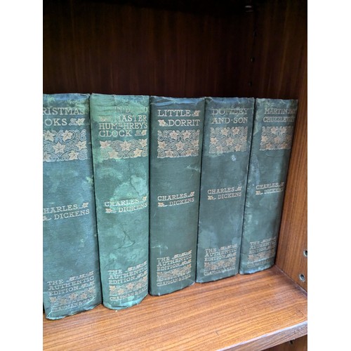 1353 - Twenty-one volumes of The Works of Charles Dickens, Chapman & Hall, 1901