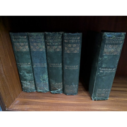 1353 - Twenty-one volumes of The Works of Charles Dickens, Chapman & Hall, 1901