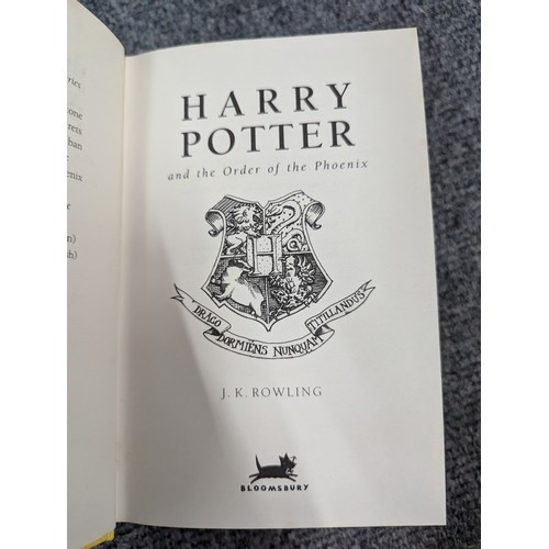 1354 - Harry Potter and the Order of the Phoenix, J.K Rowling, Bloomsbury, 2003, FIRST EDITION