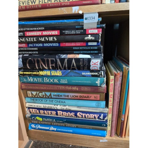 1334 - Cube of film and cinema related books