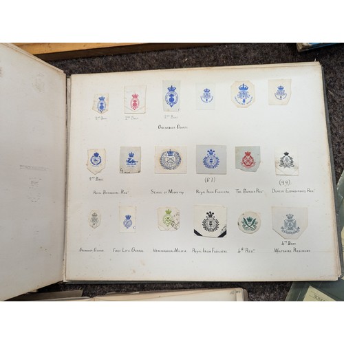 1344 - Folder containing naval correspondence crests and others